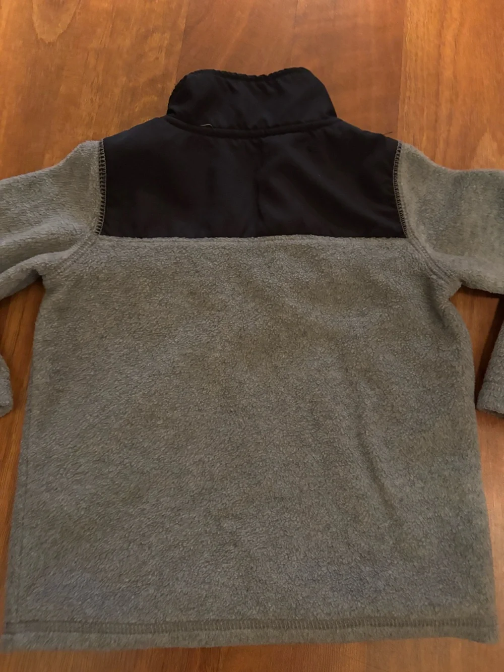 Toddler Boys Gray Fleece and Black wash jeans Matching Set Size 3T